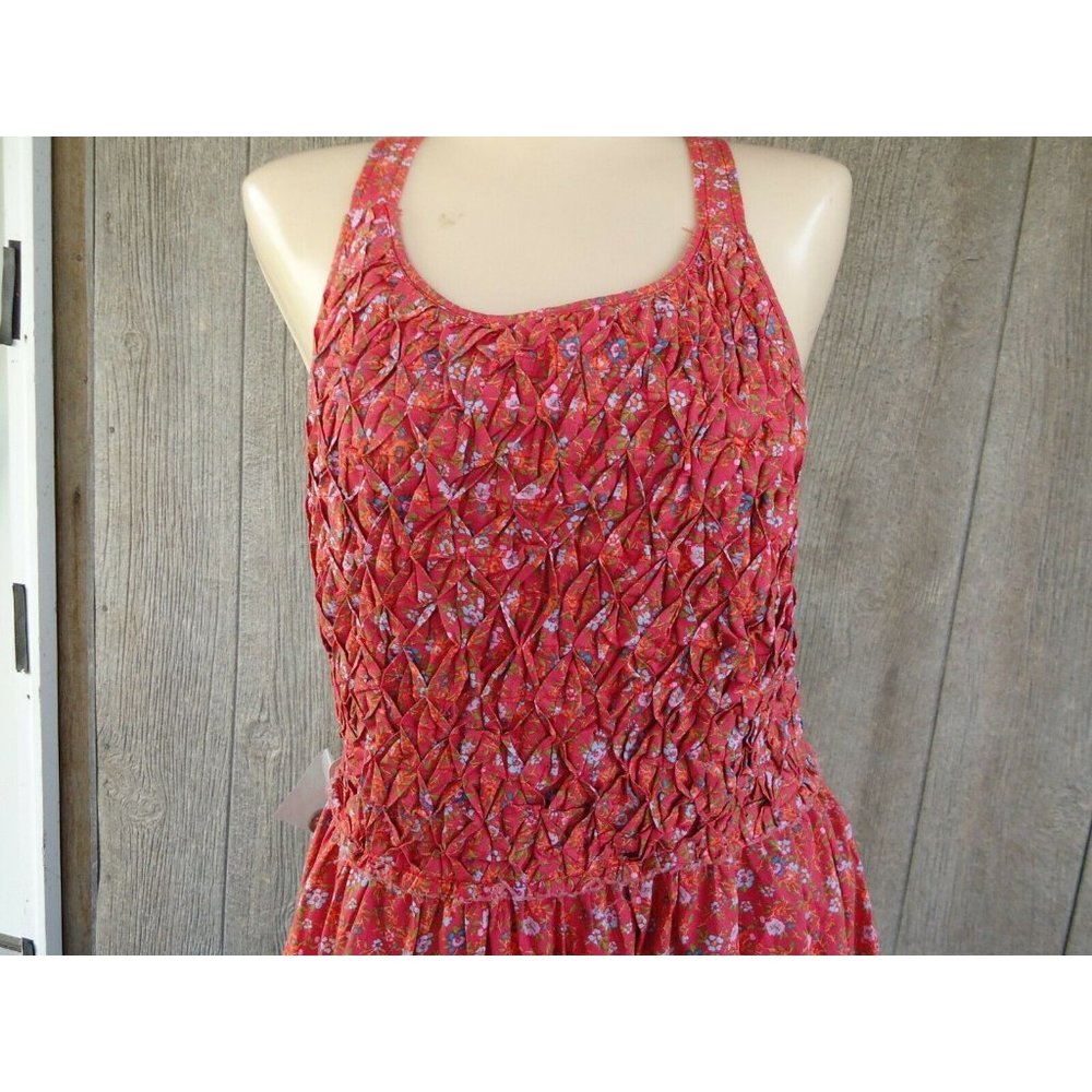 Free People FP Petunia Puckered Sundress Minidress Sleeveless M $128 Pop…